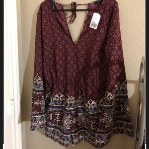 New With Tags Forever 21 romper. Size Large